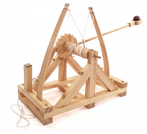 Leonardo Da Vinci - Katapult - Holzbausatz