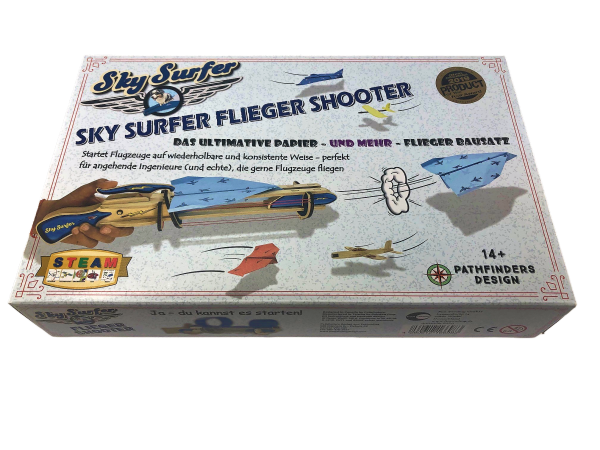 Sky Surfer - Flieger Shooter - DIY Holzbausatz