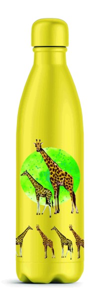 Thermo Flasche - Giraffe / nature vac - Giraffe 400 ml