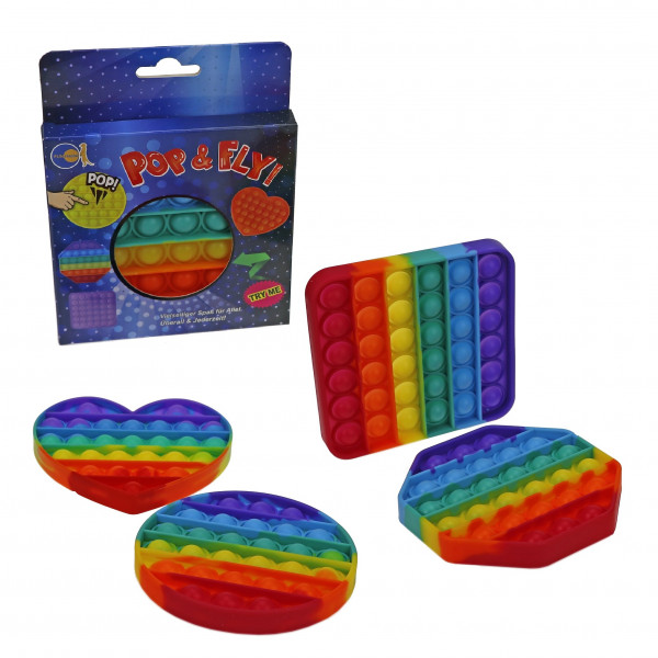 groß Fun Trading 4970 Pop and Fly Fidget Rainbow 