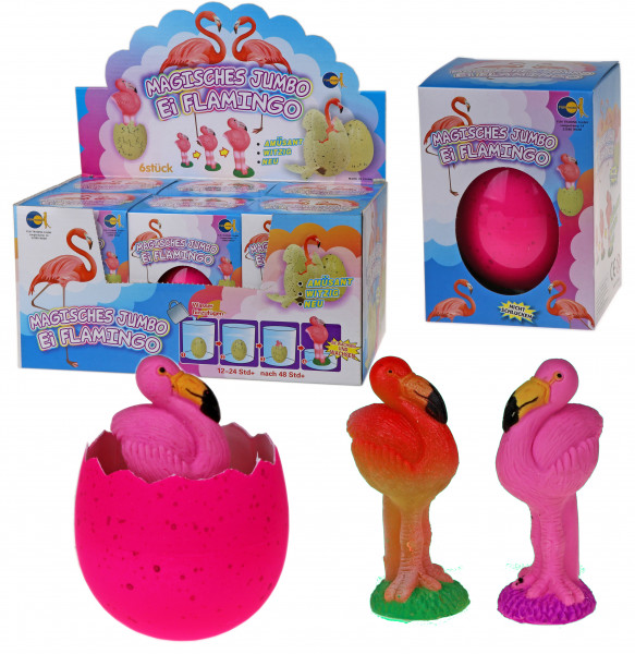 Magische Jumbo Eier "Flamingo"