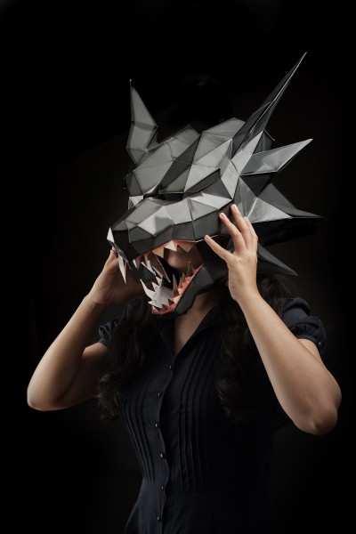 Werwolf-Maske Papercraft