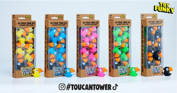 Toucan Tower® Stacking Fun