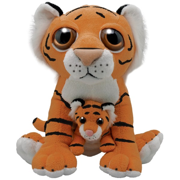 Plüsch Tiger mit Baby / Cutimals & Babiez Tiger 32cm