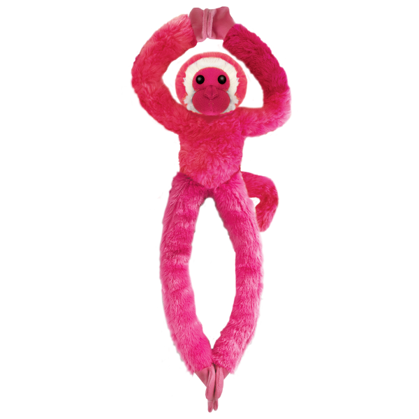 Baumhänger Totenkopfaffe pink / Tree Huggers pink squirrel monkey 74 cm