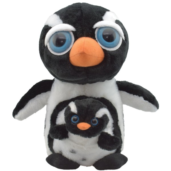 Plüsch Pinguin mit Baby / Cutimals & Babiez Penguin 32cm