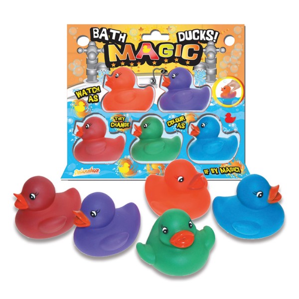 Badewannenente Farbwechsel / Magic colour changing bath toy - ducks