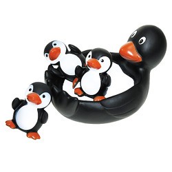 Badetiere Mutter mit Kindern - Pinguine / floaty families Penguins 19x10 cm