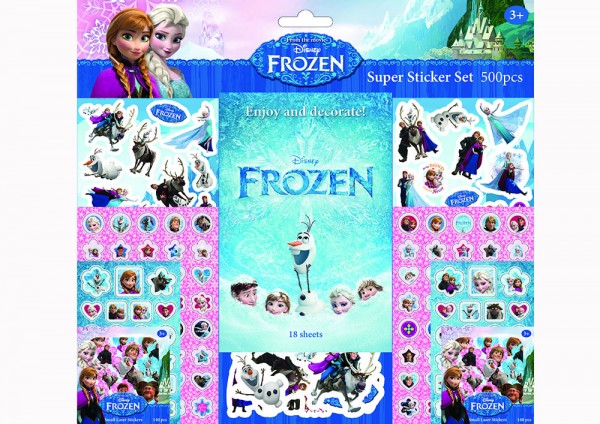 Frozen Super Sticker Set 500 Teile