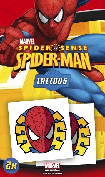 Spiderman 2er Tattoo Set