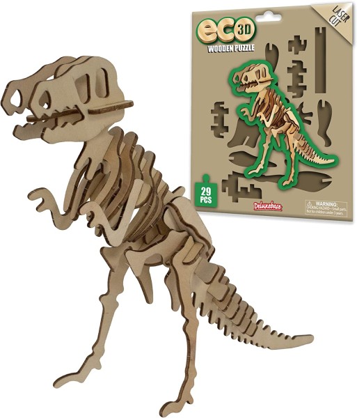 ECO 3D Holzpuzzle / Wooden Puzzle T-Rex