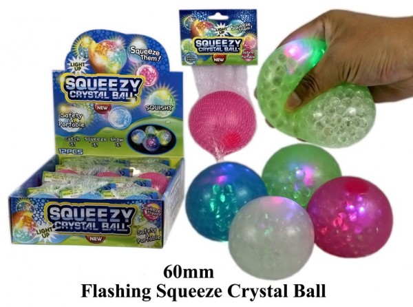 Squeezy Crystal Ball mit Licht
