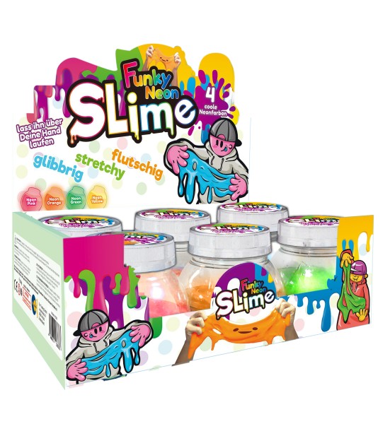 Funky neon slime - 250 gr.