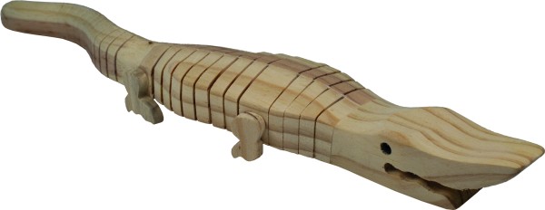 Holz Krokodil / wooden wiggle Alligator