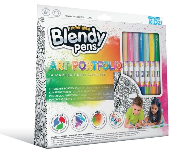 Blendy Pens - Art Portfolio - 14er Set