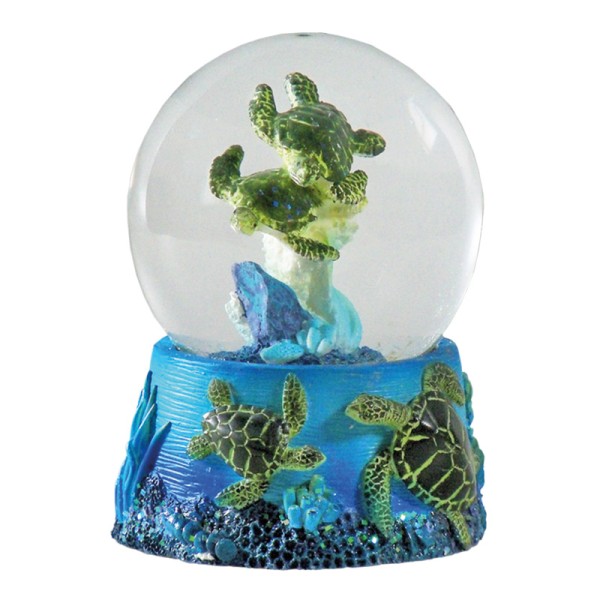 Glitzerkugel Meeresschildkröte / Water Globe - Sea Turtles 9 cm