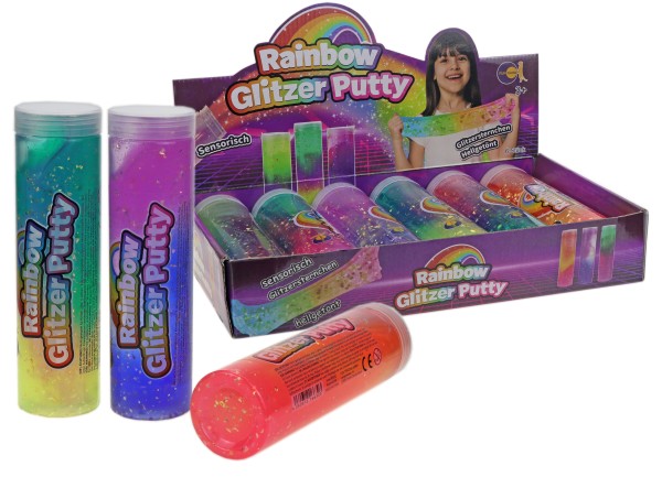 Rainbow Glitzer Putty, 420gr