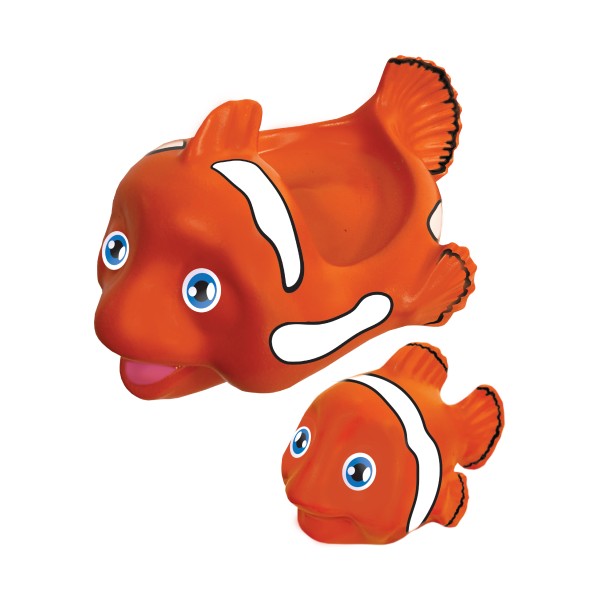 Badetiere Mutter mit Kindern - Clownfisch / floaty families - Clown Fish 20x14 cm